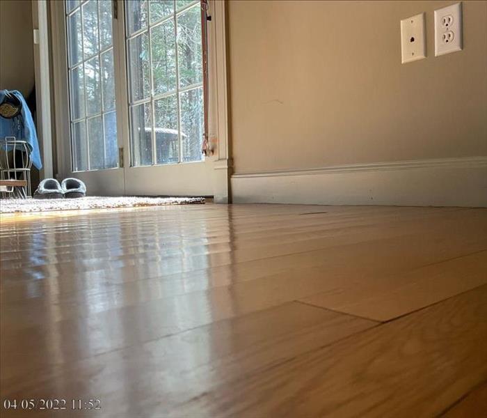 Cupping hardwood floor
