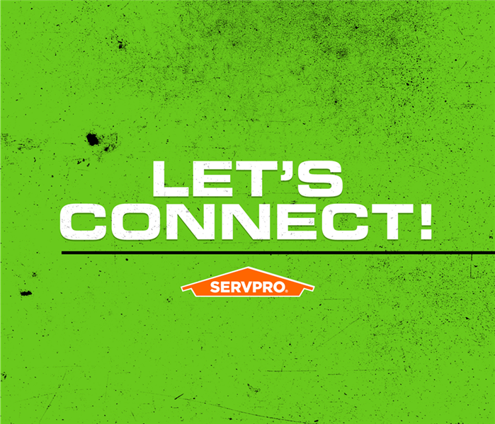 let's connect, SERVPRO logo